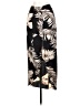 Shein 100% Polyester Tropical Black Casual Skirt Size XS - photo 1