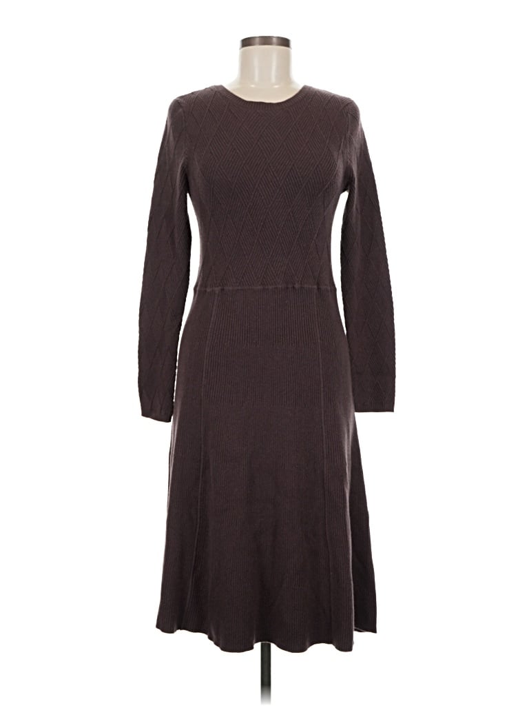 Pre-owned Donna Karan Casual Dress In Brown