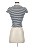 Splendid Stripes Ivory Short Sleeve Turtleneck Size XS - photo 2