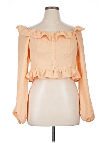 Forever 21 Plus Long Sleeve Blouse (view 1)