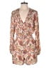 Ark & Co. 100% Polyester Paisley Tan Romper Size S - photo 1