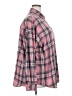 Fantaslook 100% Polyester Plaid Pink Long Sleeve Blouse Size 2X - photo 4