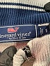 Vineyard Vines 100% Cotton Silver Pullover Sweater Size S - photo 7