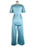 Venus Solid Teal Jumpsuit Size 14 - photo 2