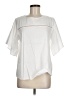 Harshman 100% Cotton White Short Sleeve Blouse Size M - photo 1