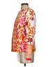 Indikka 100% Cotton Print Orange Jacket Size S - photo 5