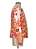 Indikka 100% Cotton Print Orange Jacket Size S - photo 4