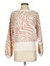 Fate Animal Print Ivory Pullover Sweater Size S - photo 1