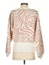 Fate Animal Print Ivory Pullover Sweater Size S - photo 2
