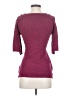 Tabitha 100% Cotton Burgundy 3/4 Sleeve Blouse Size XS - photo 2