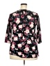 Bobbie Brooks Floral Black Pullover Sweater Size 2X - photo 2