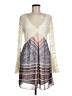 Venus 100% Polyester Paisley Ivory Casual Dress Size M (estimated) - photo 1