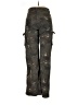 Bamboo 100% Spandex Camo Green Cargo Pants Size 7 - photo 2