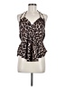 Shein 100% Polyester Brown Sleeveless Blouse Size 8 - 10 - photo 1
