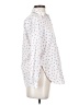 All Hours Print White Long Sleeve Blouse Size XS - photo 4