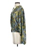 Hinge 100% Polyester Green Long Sleeve Blouse Size S - photo 5
