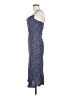 Urban Revivo 100% Viscose Polka Dots Blue Cocktail Dress Size 6 - photo 5