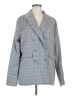 Nasty Gal Inc. 100% Polyester Plaid Gray Blazer Size 8 - photo 1