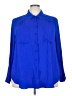 Torrid 100% Polyester Blue 3/4 Sleeve Blouse Size 3X Plus (3) - photo 1