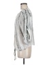 Neiman Marcus 100% Viscose Gray 3/4 Sleeve Blouse Size M - photo 5