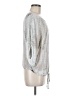 Neiman Marcus 100% Viscose Gray 3/4 Sleeve Blouse Size M - photo 4