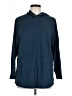 Purejill Blue Poncho Size L (petite) - photo 1