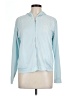 Nike 100% Polyester Blue Zip Up Hoodie Size L - photo 1