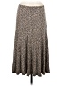 Paniz Chevron-herringbone Brown Casual Skirt Size 8 - photo 1