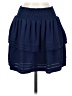 Entro 100% Polyester Solid Blue Casual Skirt Size S - photo 1