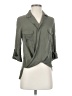L'Agence 100% Silk Green Blouse Size XS (tall) - photo 1