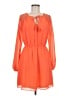 Sequin Hearts 100% Polyester Orange Casual Dress Size M - photo 1