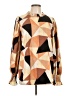 Jodifl 100% Polyester Color Block Orange Long Sleeve Blouse Size L - photo 1