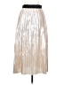 Xhilaration 100% Polyester Metallic Silver Formal Skirt Size XS - photo 2