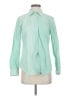 Talbots 100% Cotton Green Long Sleeve Button-Down Shirt Size S - photo 1