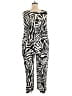 Lane Bryant Animal Print Ivory Jumpsuit Size 18 - 20 Petite - photo 2