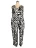 Lane Bryant Animal Print Ivory Jumpsuit Size 18 - 20 Petite - photo 1