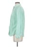 Talbots 100% Cotton Green Long Sleeve Button-Down Shirt Size S - photo 5