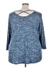 Avenue Blue Pullover Sweater Size 26 - 28 Plus - photo 2