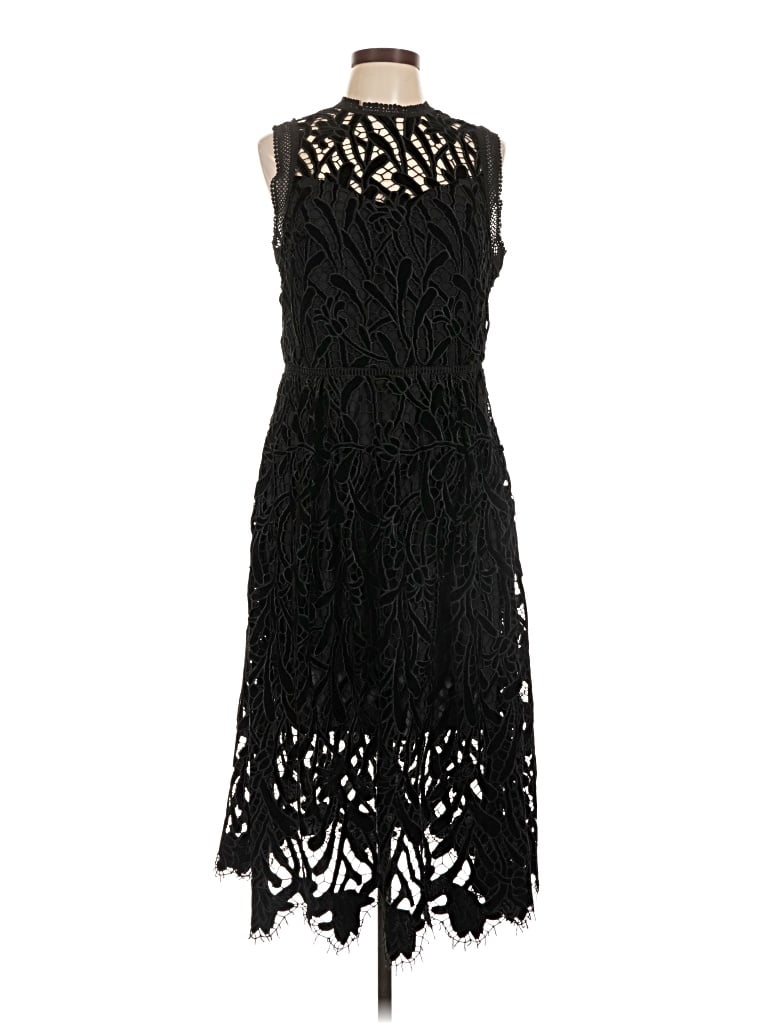 Pre-owned Shoshanna Cocktail Dress In Black