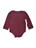 Hb 100% Cotton Burgundy Long Sleeve Onesie 18-24 MO / 24 MO - photo 2