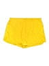 Girlfriend Collective 100% Polyester Solid Yellow Athletic Shorts Size 4X - photo 1