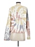 Madewell 100% Cotton Tie-dye White Pullover Sweater Size XS - photo 2