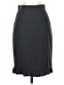 Rebecca Taylor Solid Gray Formal Skirt Size 2 - photo 1