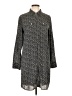 Express 100% Polyester Gray Casual Dress Size L - photo 1