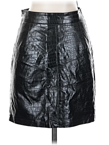 French Connection Faux Leather Skirt (view 2)