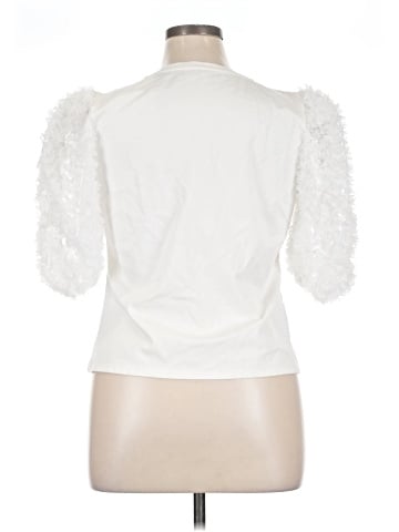 Flat White Short Sleeve Top (view 2)