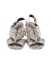Mercedes Castillo Silver Ivory Heels Size 9 1/2 - photo 2