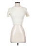 Zara Ivory Short Sleeve Top Size XS - photo 1
