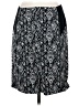 Chico's Print Black Casual Skirt Size Med (1) - photo 2