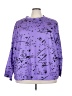 Unbranded 100% Polyester Purple Long Sleeve Blouse Size 5X - photo 1
